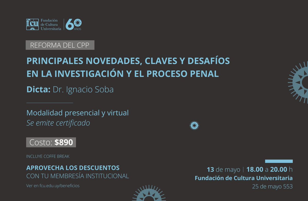 IgnacioSoba's tweet photo. Jornada sobre #ReformaCPP.
📍Inscripciones abiertas en @FCUniversitaria: https://t.co/ZKMeoMNMNH https://t.co/xcAdi7gGsx