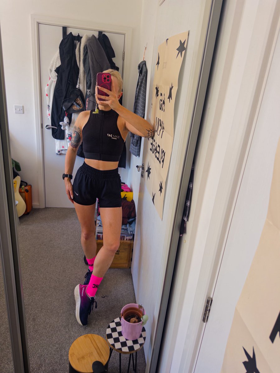 hayleyrFoto's tweet photo. haven’t been in my running routine since around january so i thought id see where my 5k was at today. i thought id be super slow but ended up doing my fastest 5k ever ‼️‼️ https://t.co/F4zfztGyrO
