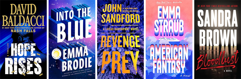 StorrsLibrary's tweet photo. This week the Richard Salter Storrs Library has 29 new books.  New items include Hope Rises, Into the Blue, Revenge Prey, American Fantasy, Bloodlust, Life, Daughter of Egypt, Python's Kiss, Son of Nobody, and Everyone in This Bank Is a Thief. https://t.co/YQFLpp6tIz https://t.co/EGK6cSL1hd