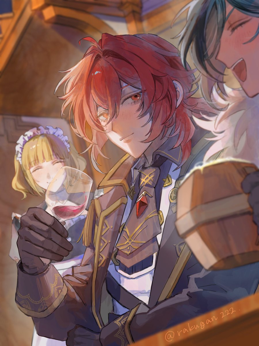 rakugan222's tweet image. おめでとうー‼️🎊🎉
#ディルック生誕祭2026