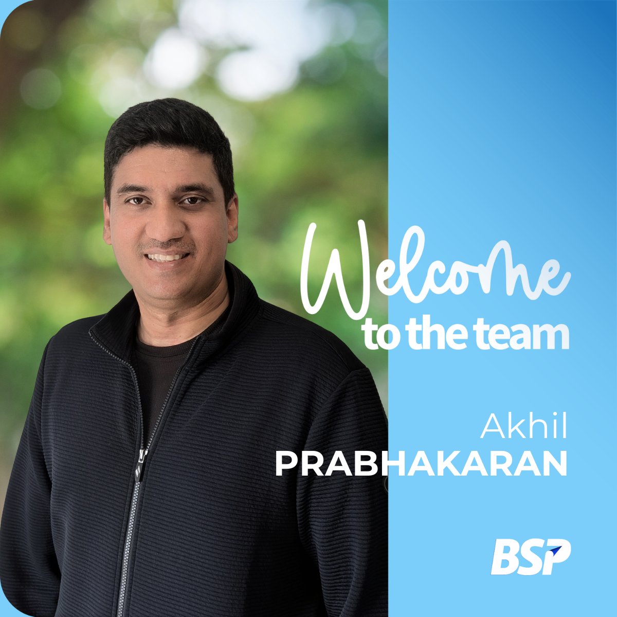 bsppartner's tweet image. Please join us in welcoming Akhil Prabhakaran to BSP as a Solutions Architect.

He works with clients to design scalable Zoho solutions that solve real business challenges.

Welcome to the team, Akhil!

#TeamBSP #NewHire #ZohoPartner #SolutionsArchitect