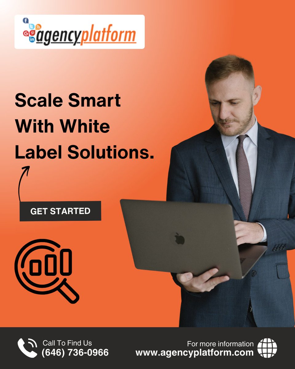 AgencyPlatform's tweet photo. Expand your agency offerings with SEO, social media marketing, and PPC management — all fully white-labeled and ready to resell. 📞 Contact: (646) 688-3628 🌐 https://t.co/XN8Gg3bpwg 
#AgencyScaling #WhiteLabelSEO #MarketingAutomation #AgencyPlatform #DigitalGrowth https://t.co/YTXHHNAehm