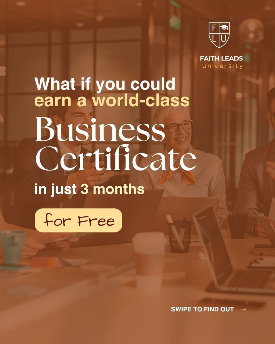 LeadsFaith's tweet image. Apply Now: learn.flu.education/course/index.p…

#FaithLeadsUniversity #fyp #onlineeducation #leadershipskills #theology #officeadmin #businessgrowth