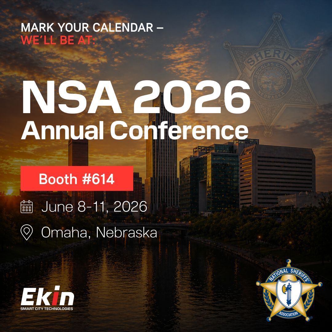 ekinsmartcity's tweet image. Mark your calendar. NSA 2026 is almost here.

📍 Booth #614
📅 June 8-11, 2026
📍 Omaha

Join us to connect with our leadership team, exchange insights, and discuss the future of public safety.

Book a meeting: marketing@ekin.com

#NSA2026 #PublicSafety #LawEnforcement #Ekin