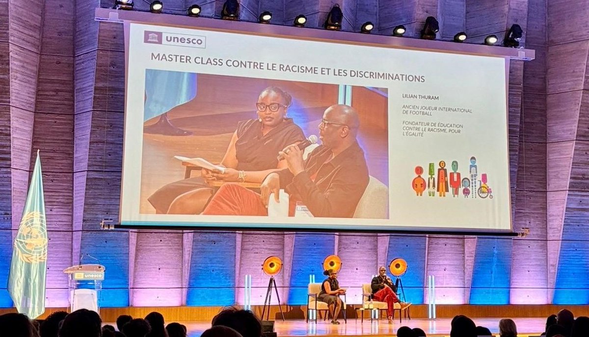 CNFUnesco's tweet image. 🎯 Retour sur la Master Class UNESCO contre le racisme et les discriminations du 1er avril 2026 ✨

🔗 Plongez dans les moments forts de cet événement : unesco.delegfrance.org/Participation-…

@francediplo @France_UNESCO 

#UNESCO #réSEAU #Éducation #LutteContreLeRacisme #JeunesseEngagée