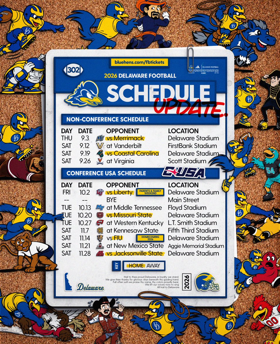 Delaware Football tweet media