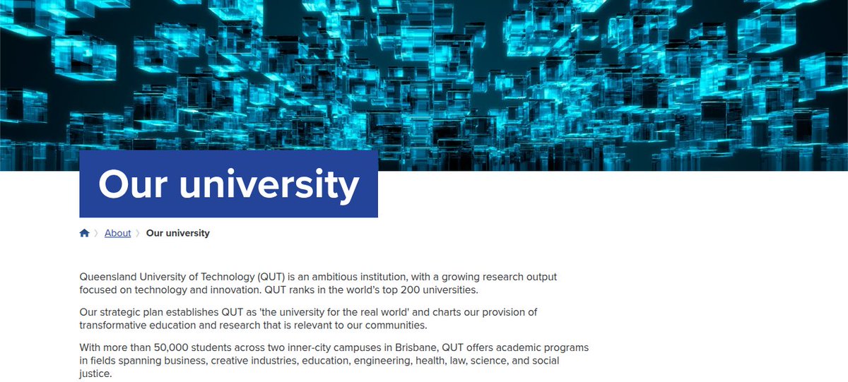 DanCostellodeux's tweet image. Why does QUT matter? 

With over 50k+ students and a network of 28k+ postgraduate researchers, the data is clear: mass enrollment of this caliber is a global vote of confidence. Tens of thousands of professionals can’t be wrong. 📈 #SocialProof

qut.edu.au/about