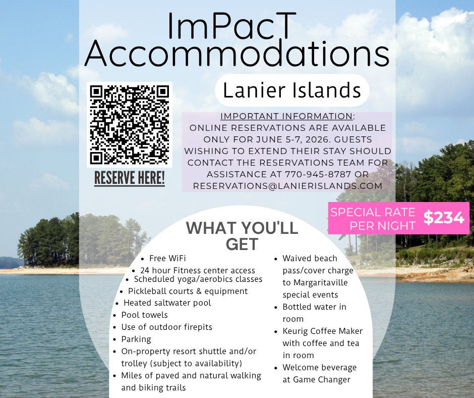 apta_ga's tweet photo. Make the most of your conference experience—stay onsite at Lanier Islands Resort.
✔️ Walk to sessions
✔️ Network beyond the classroom
✔️ Enjoy stunning views of Lake Lanier
Turn your CE weekend into a true getaway.
🏨 Book your room now:
https://t.co/bfIP43K9Uo https://t.co/4VJgdfzdzD