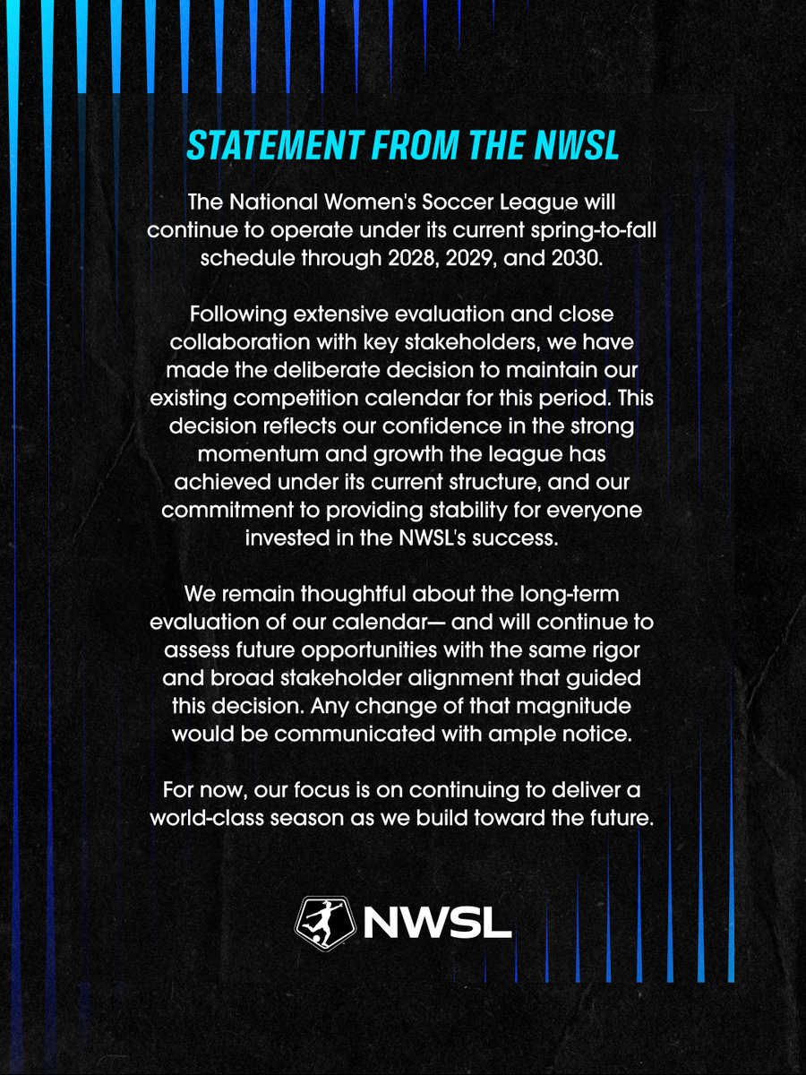 National Women’s Soccer League tweet media