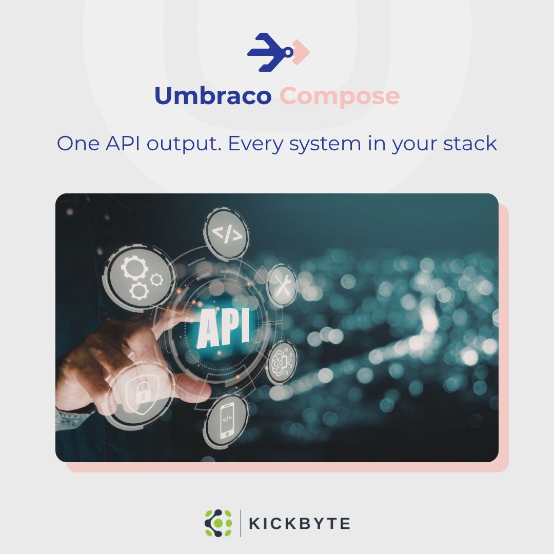 kickbytedigital's tweet photo. One connection point. Multiple systems. Zero chaos.

No more data silos. No more custom glue code.
Umbraco Compose helps teams ship faster and fight less.

Less friction. Faster delivery. Better control.

#KickbyteDigital #Umbraco #ComposableArchitecture @umbraco https://t.co/hUHeyrE1yj