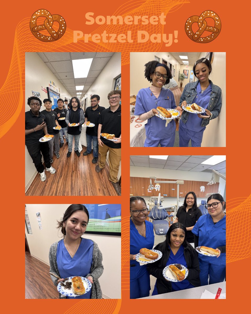 aischoolfamily's tweet image. Taking a pretzel break at Somerset! 🥨 #PretzelDay #AmericanInstitute #AIFamily