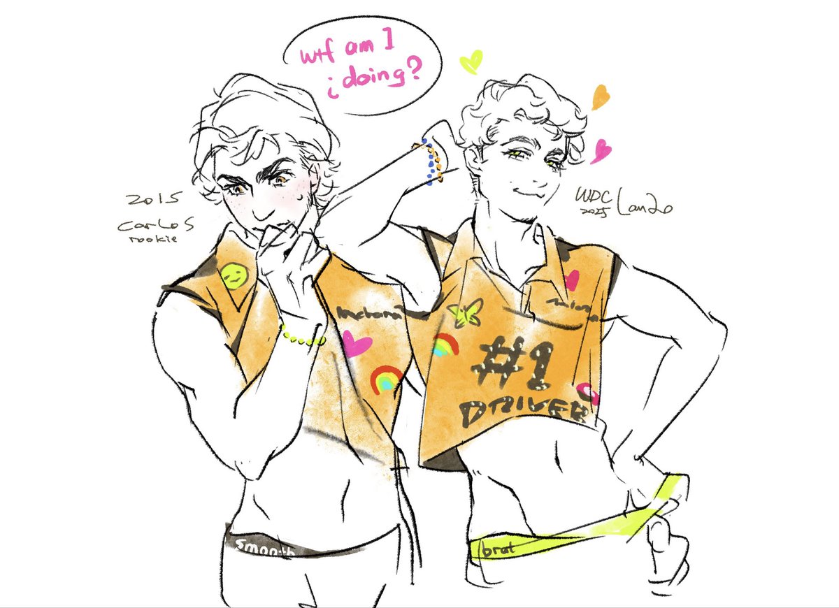 arrrdoris's tweet photo. Miami style in an alternate universe🔮

#carlando #f1fanart https://t.co/YNO6D57eET
