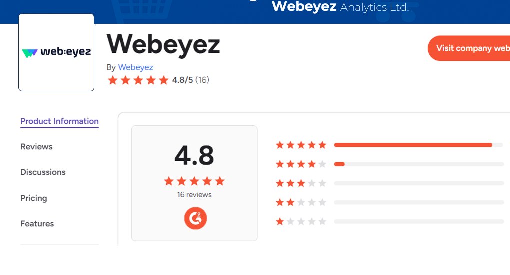 WebeyezHQ's tweet image. From hands-on onboarding to executive involvement, we work closely with our customers to ensure measurable value from day one.

Your success is our mission.
At Webeyez, customer success is a company-wide commitment.

#CustomerSuccess #SaaSLeadership #EcommerceSolutions