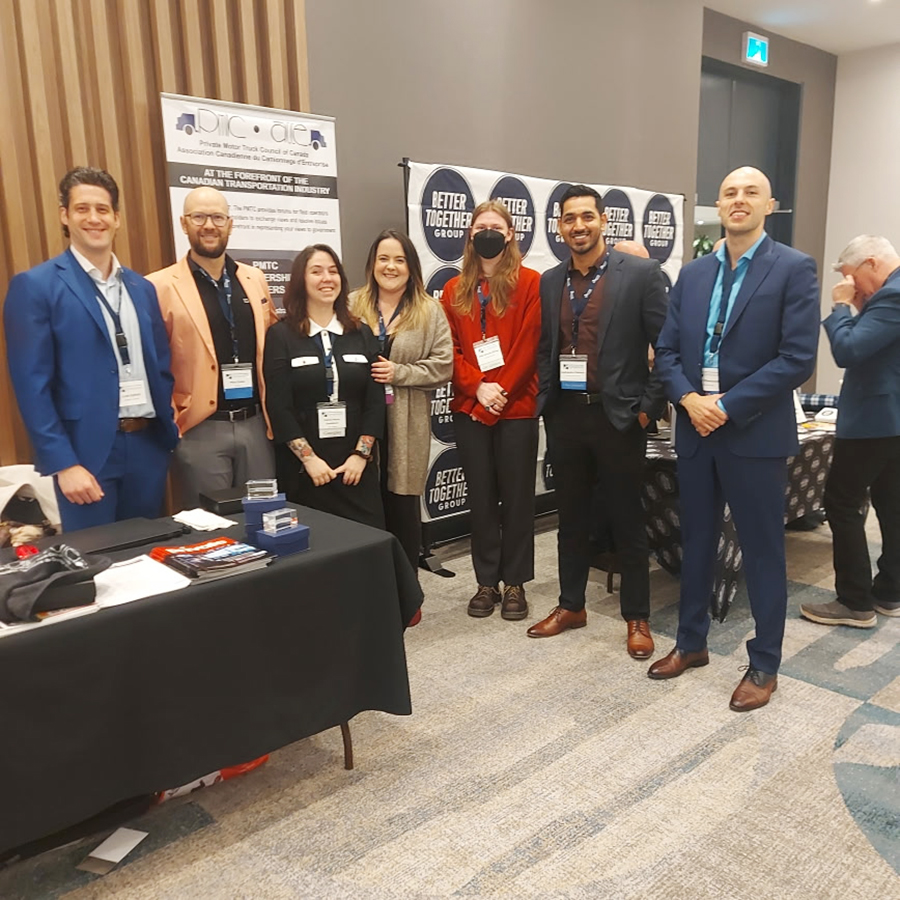 privatefleets's tweet photo. Today is @Transrepcanada's Recruiting &amp; Retention Seminar &amp; it's an honour to be here as a #sponsor &amp; #supporter. We're surrounded by #allies &amp; #mentors, including YLG members who mentor @MohawkCollege students. Pop by our booth &amp; say hi to PMTC President @mikecm77 &amp; Annette! https://t.co/jkeC4jfugm