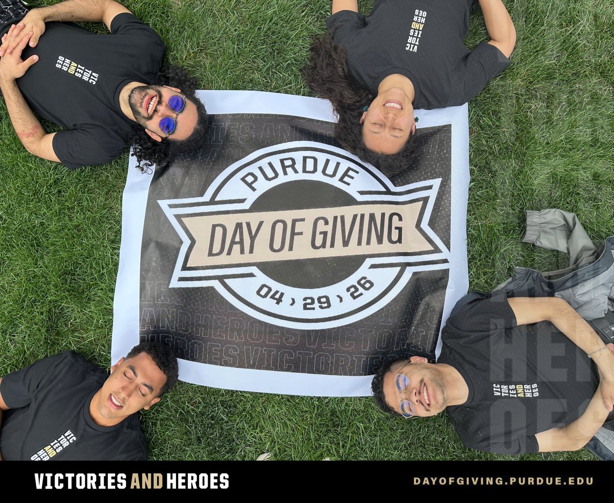 CSAPurdue's tweet photo. Small gifts, BIG impact! 🤝✨

We are competing in the Student Organization Challenge, and the goal is simple: the org with the most individual gifts wins $1,500 in bonus funds for our community!

🔗 Give now via the link in our bio!

#IGave #PurdueDayOfGiving #CSAPurdue https://t.co/RUwZ8cNVy4