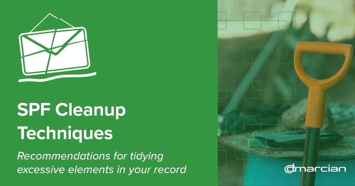 dmarcian's tweet image. Take a look at this sender-specific #SPF alignment guidance we've prepared to help you keep your SPF records tidy and safe, avoiding over-authentication and syntax errors. dmarcian.com/spf-record-cle…  #dmarc #cybersecurity
