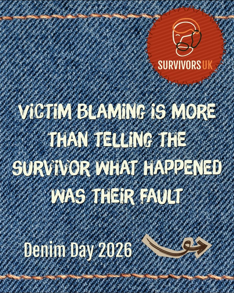 SurvivorsUK's tweet photo. Victim blaming language can be subtle. It can be questions or unsolicited advice. But it always has the effect of shifting blame and silencing survivors.

#DenimDay is a reminder to think about the language we use to help survivors feel safe to speak up and find support. https://t.co/LgB0hNoskv