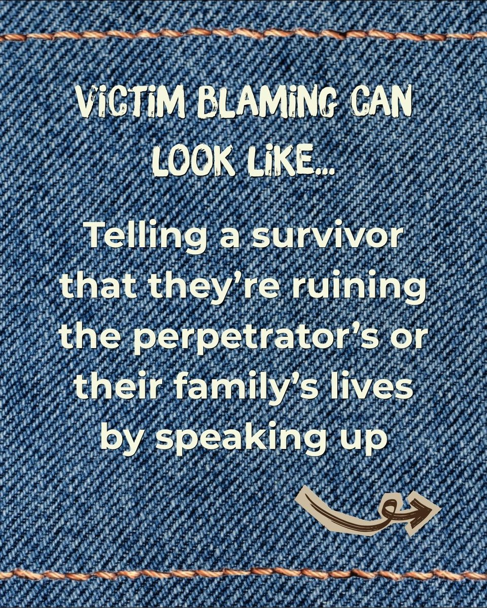 SurvivorsUK's tweet photo. Victim blaming language can be subtle. It can be questions or unsolicited advice. But it always has the effect of shifting blame and silencing survivors.

#DenimDay is a reminder to think about the language we use to help survivors feel safe to speak up and find support. https://t.co/LgB0hNoskv