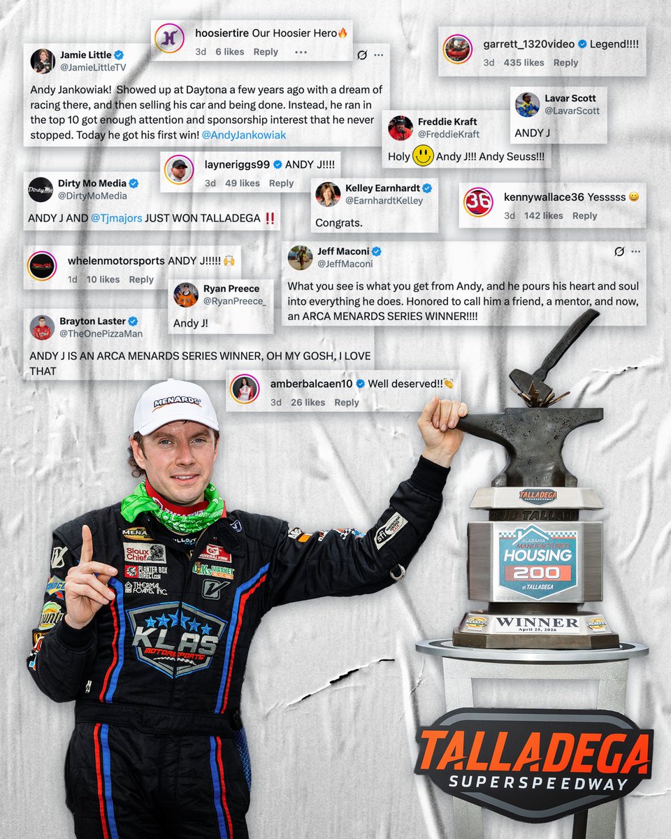 ARCA Menards Series tweet media