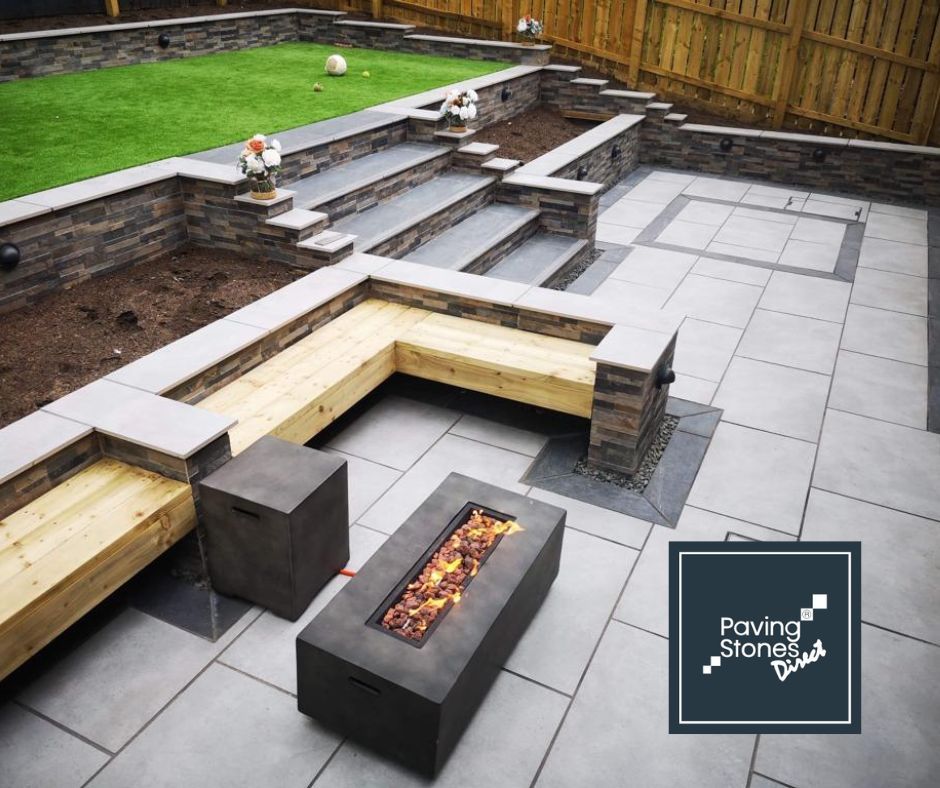 PSD_UK_LTD's tweet image. How many times does our fury friend feature in this project from Down To Earth Landscapes? 🐾

Featuring our Storm Grey 600x900s, Anthracite 900x200s and London Daze wall cladding.

☎️ 01909 768 760 

#paving #landscaping #porcelain #storm #grey #anthracite #london #daze #clad