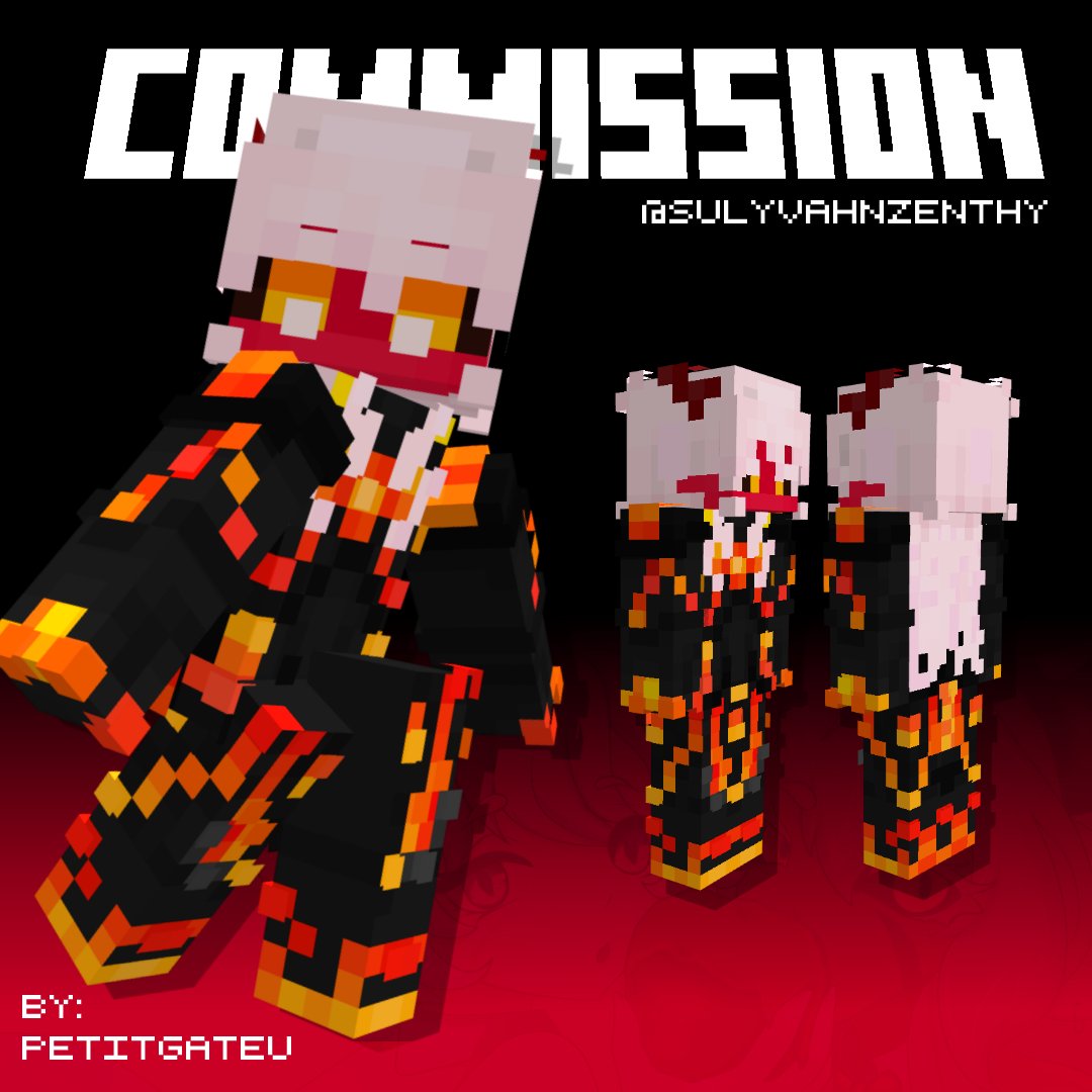 PetitGateu's tweet photo. ⛏️ Minecraft Skin
🔥: @SulyvahnZenthy
#MinecraftSkin #Blockbench #SkinMinecraft https://t.co/354ZGEqRMh