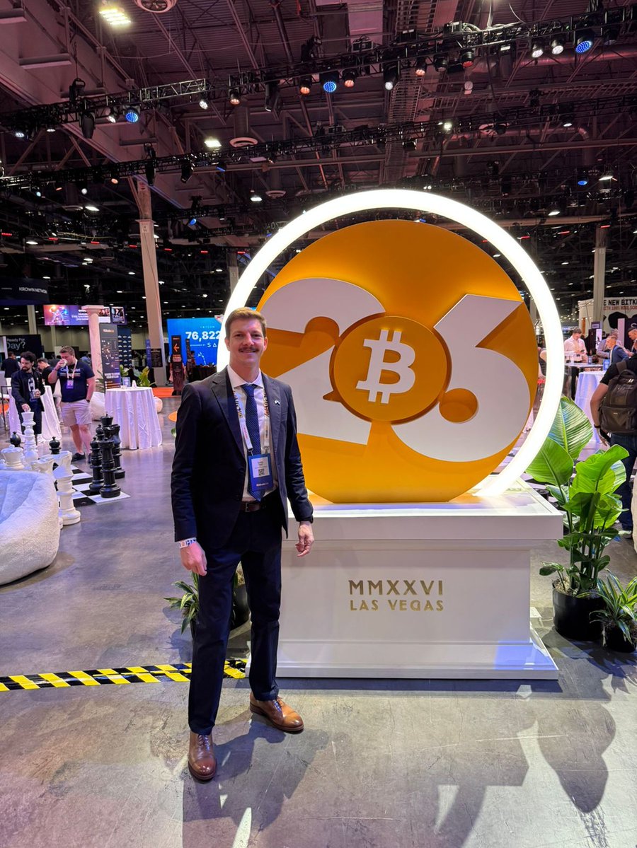 At Bitcoin 2026. This is where the industry actually happens, and why we’re here.