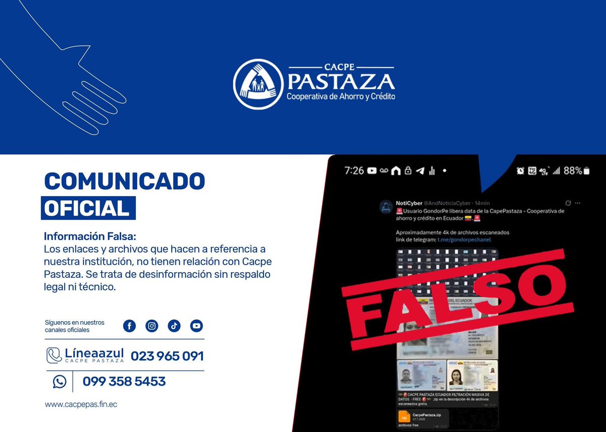 CACPE PASTAZA tweet media