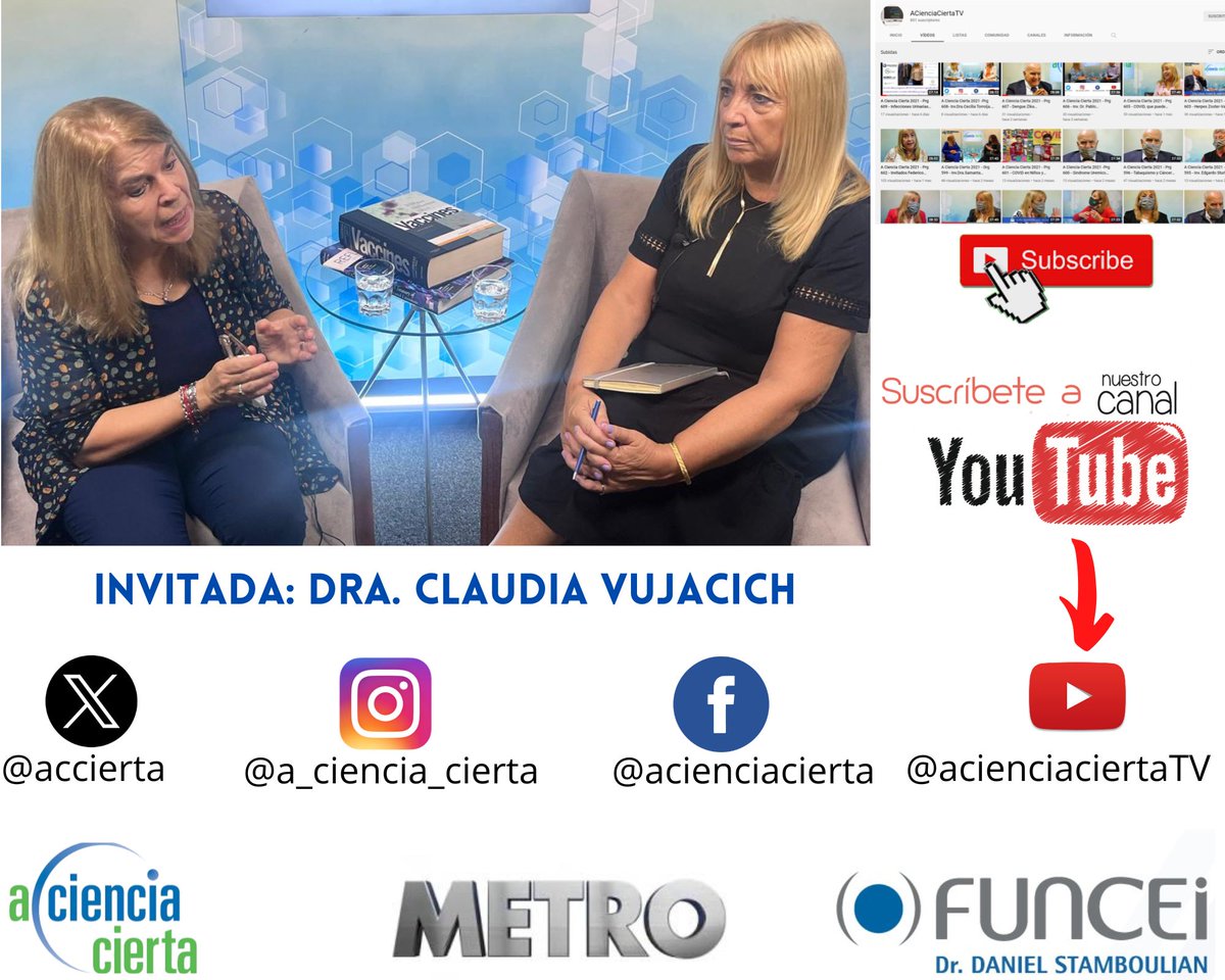 ACCierta's tweet photo. Hoy  16.30 x Metro. Invitada Dra. Claudia Vujacich. Hepatits A, B, C, D y E. Que son? como se transmiten? hay vacunas? hay tratamientos? todo esto y mucho mas, por canal 8 de cablevision y 511 de telecentro. https://t.co/uwQTyy6ZN5