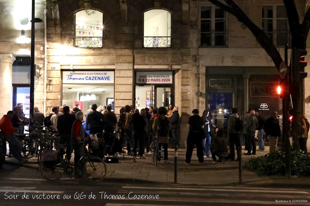 DanielAudet33's tweet image. Retour sur l'Election municipale 2026 à #Bordeaux
Soir de Victoire au QG de @T_Cazenave - Bordeaux, le 22 mars 2026... quelques clichés 1/3
@FaireGagnerBx26   
#municipales2026
#bordeaux
#bordeauxmaville
