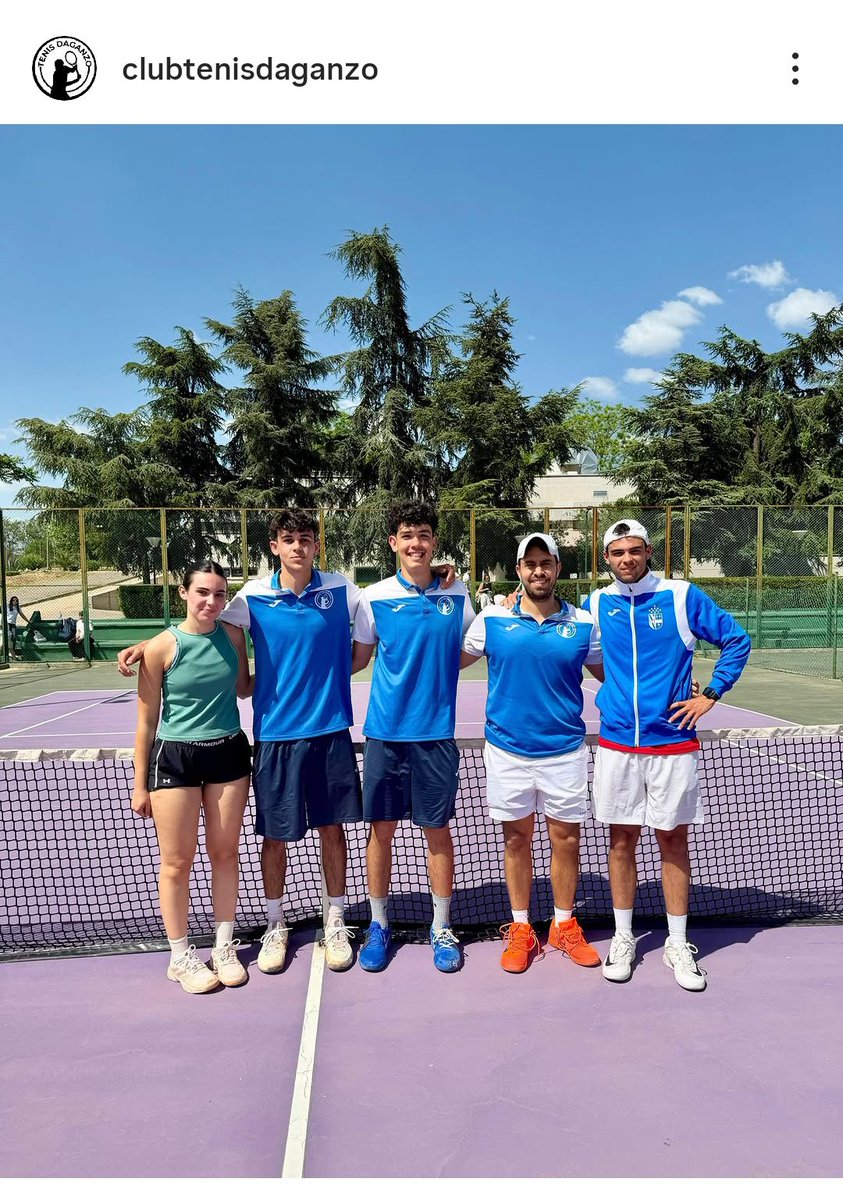TenisDaganzo's tweet photo. Liga Absoluta por equipos de la @fedetenismadrid  

Por 1ª vez tenemos 2 equipos compitiendo.
👏👏👍👍

El Equipo 1 (1ª División) vence al Club Villa de Getafe

El Equipo 2 (4ª División) vence al Club Banco de España.

💪💪💙💙🤍🤍💙💙

#tenisdaganzo 
#dxtdaganzo
@DeportesDaganzo https://t.co/6loXoFmgBQ