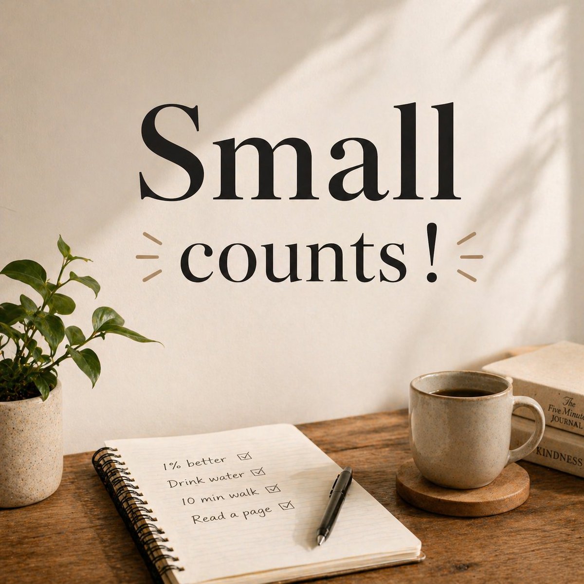 AlainB49817's tweet image. 3(W) Wednesday : ''Small Counts''

I’m starting to believe in micro-investments in health. A few squats, a short walk, a little sunlight—small things add up.

Small counts.

#Longevity #MoveDaily #3WWednesday #MicroHabits #HealthyAging #KeepItSimpleSmart