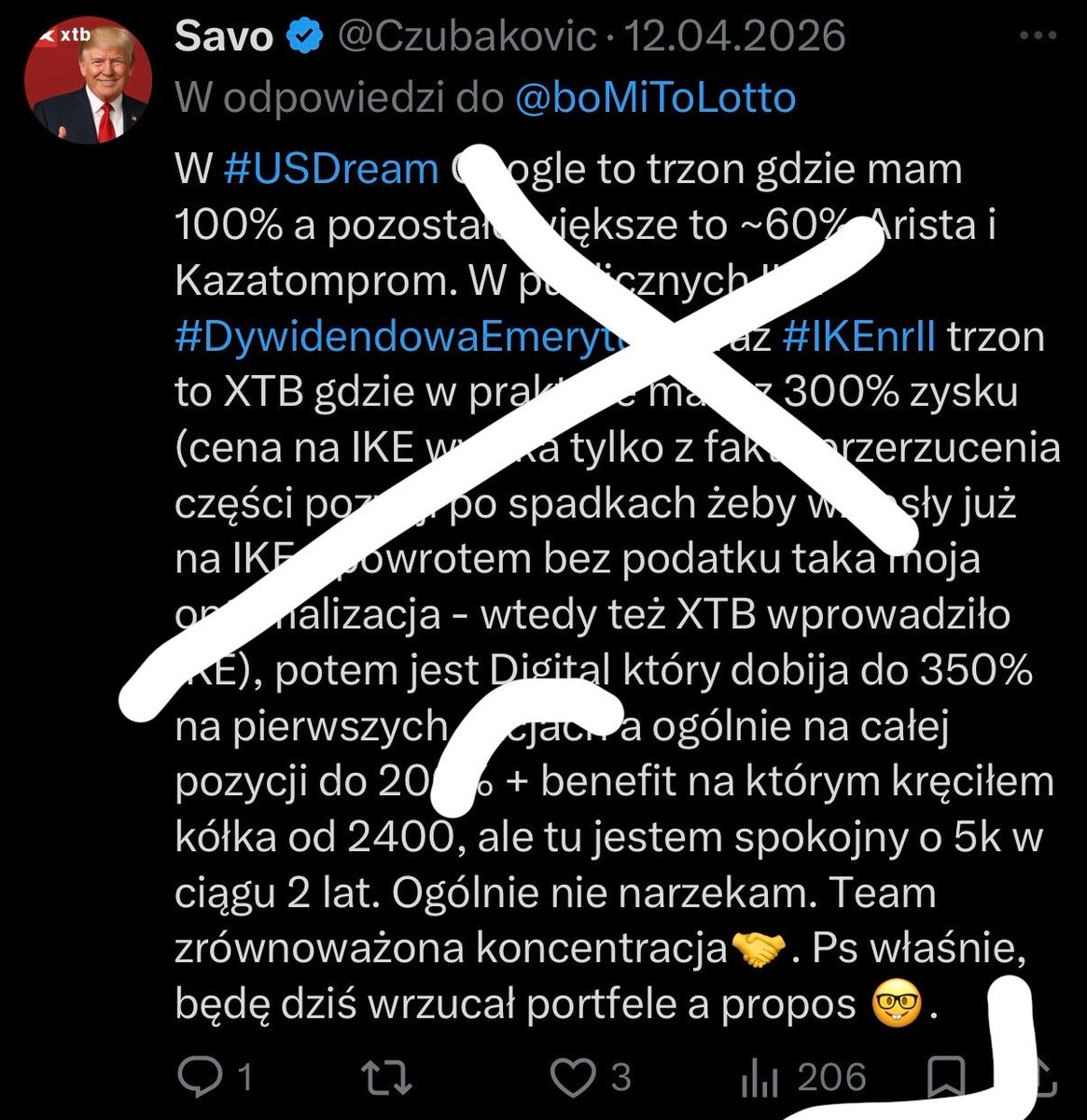 Czubakovic's tweet image. Tak to tylko zostawię👌 #GPW

*(cytowany wpis oraz załączone 📷)

#BenefitSystems +4,5% 🟢

📊 Nowe ATH 4 056 PLN.

Pierwsze akcje kupowałem w 2024. Od tamtego czasu tylko czekałem na dalszą ekspansję krajową oraz zagraniczną, o której to pisałem przy okazji wyników.