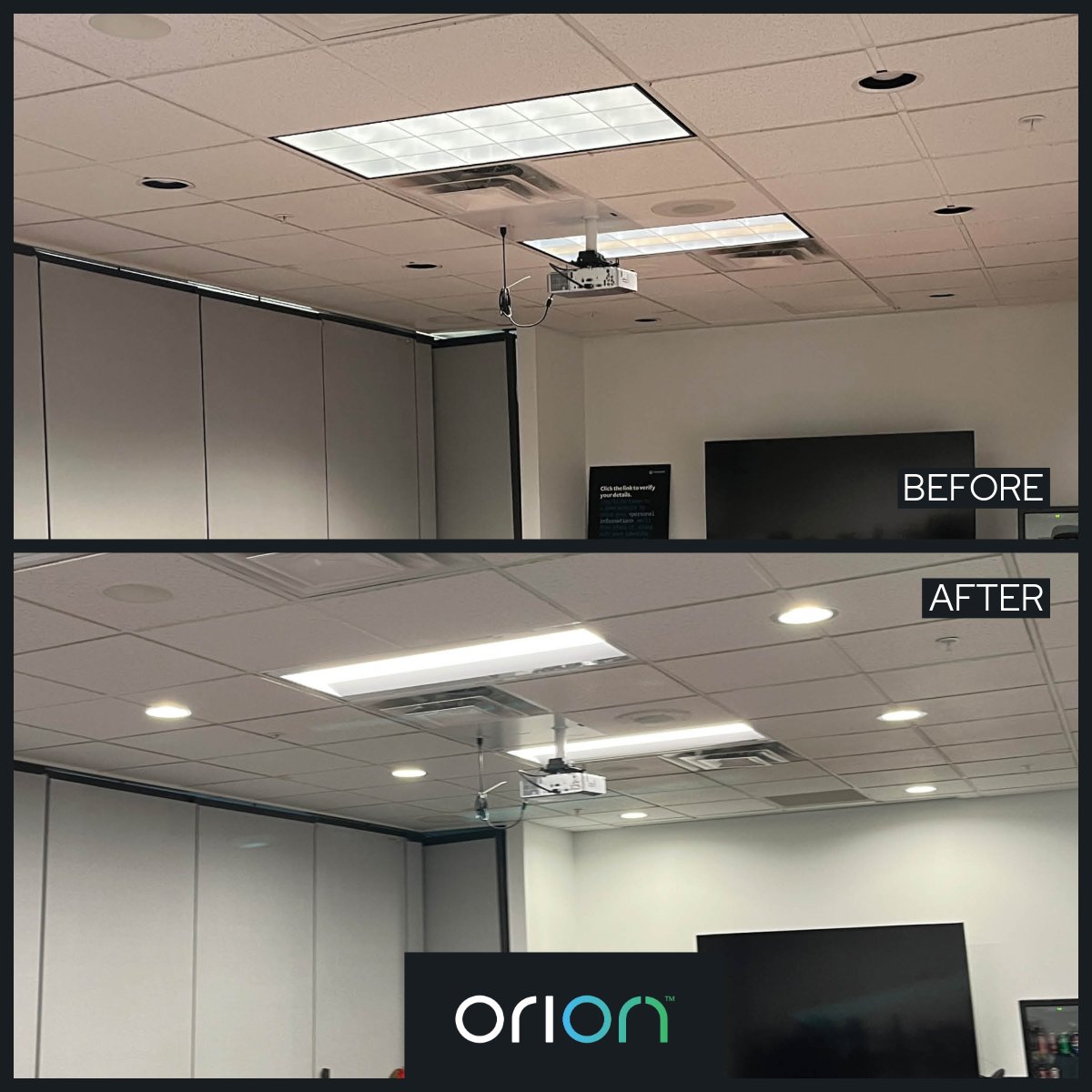 orionlighting's tweet image. A brighter space with measurable results.
This LED retrofit improved light quality and visibility while cutting energy consumption and lowering long-term maintenance needs—delivering a more efficient, high-performing facility.
#OrionLighting #LedLighting