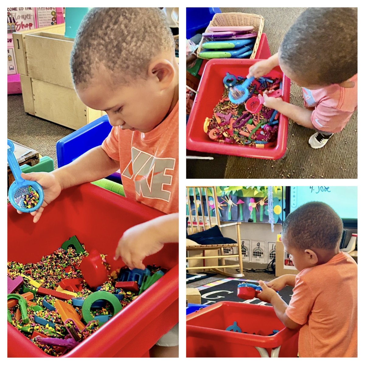RCAELCPAT's tweet image. “Student A discovering textures and creativity through sensory play”

#SensoryPlay #PreschoolLearning #dph #pat #LearningThroughPlay #LittleLearners #HandsOnLearning #EarlyChildhood