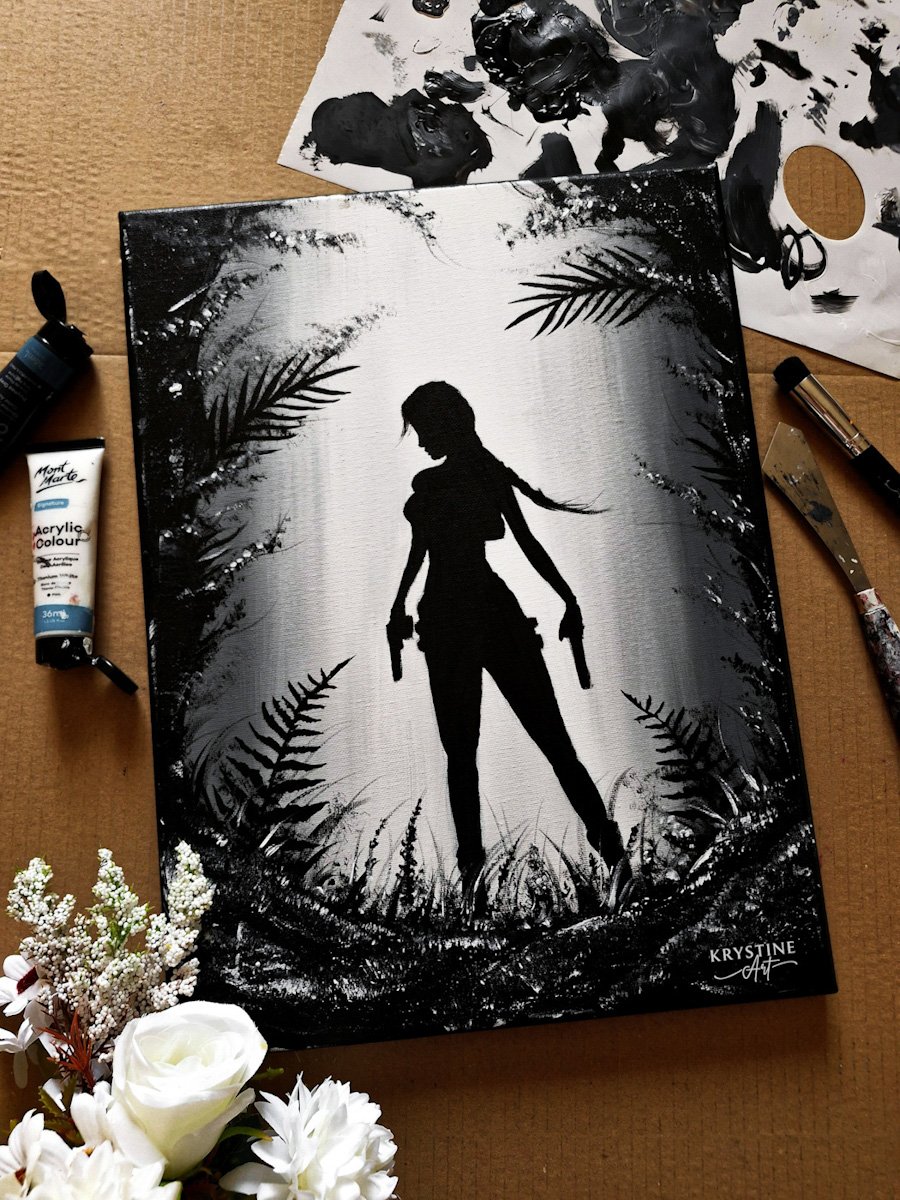 Krystine_art's tweet image. Lara Croft 🖤🎨 #TombRaider