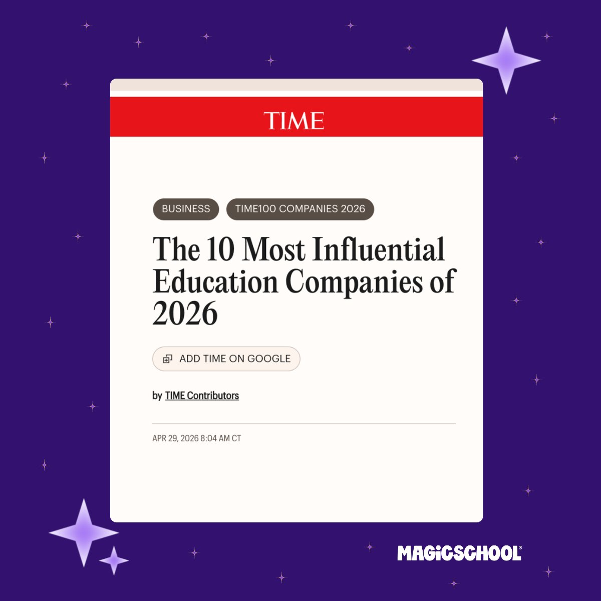 MagicSchool AI 💜 🪄✨ tweet media