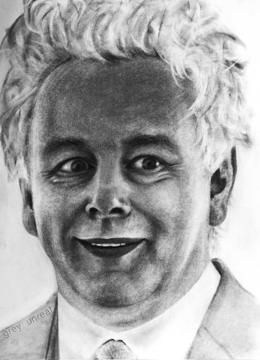 A serious Archangel #goodomens3 #goodomensfanart #aziraphale #michaelsheen