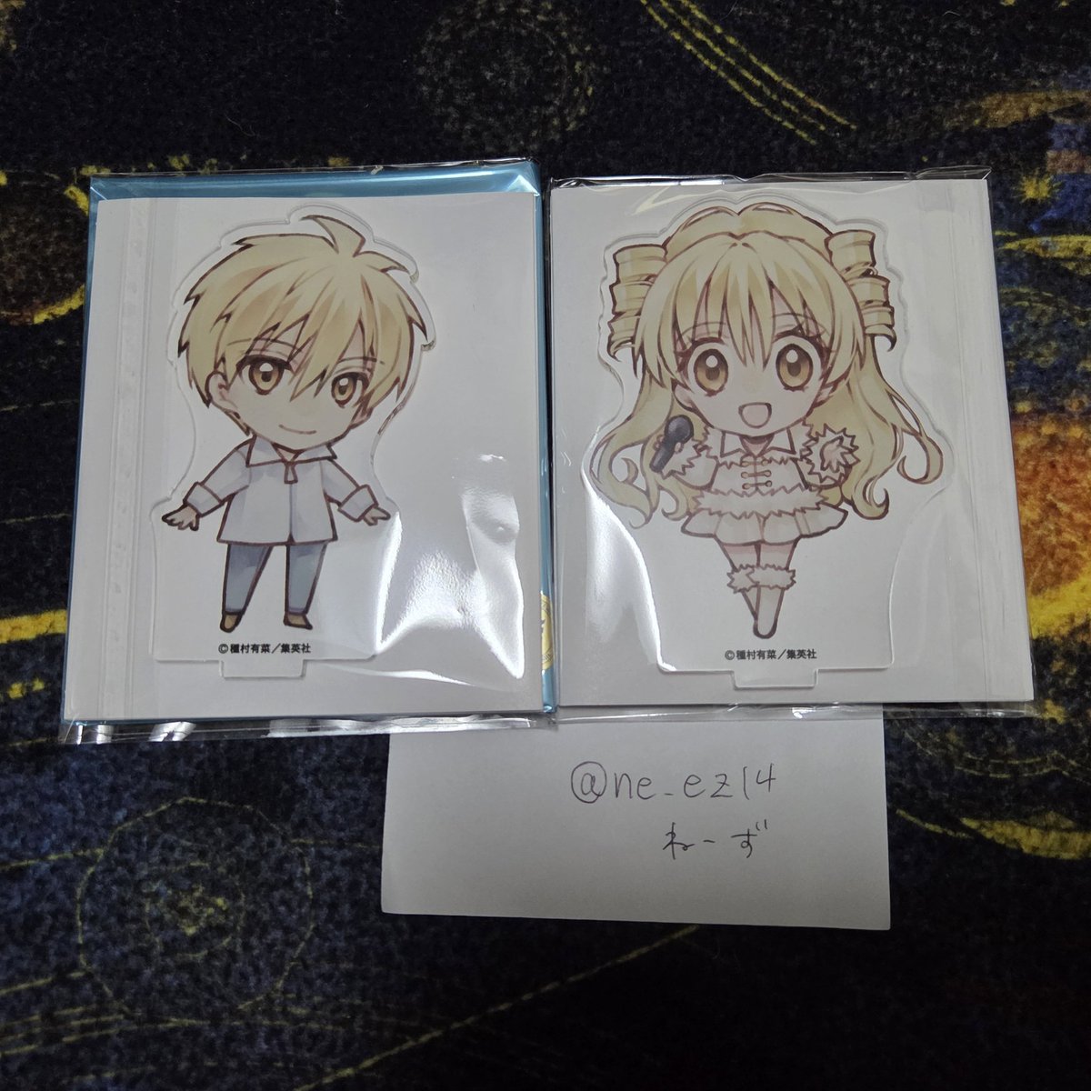 ne_ez14's tweet photo. 【交換・譲渡】種村有菜 30周年記念展 ミニアクリルスタンド アクスタ 満月をさがして

譲) フルムーン、英智

求)ジョナサンor 定価+送料

譲渡の場合2点纏めてのみ。

都内手渡し、郵送可能。(GW明けのお取引)
検索からもリプお待ちしてます！ https://t.co/gSrl4oHT47