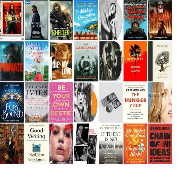 BakerLibrary's tweet photo. This week the Baker County Library District has 49 new books, thirteen new movies, and 24 new music CDs. https://t.co/01psBf1vUQ https://t.co/lUYL8fMpUQ
