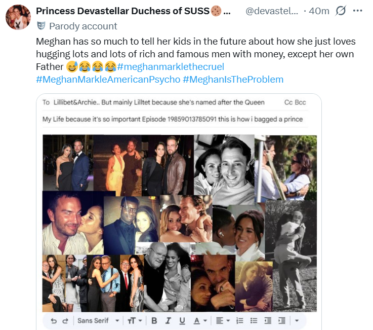 BeeWilde2's tweet image. The Sussexes "make their own rules".
The #DumbPrince &amp;amp; #YachtGirl are fools
"Run" by their SoHO House pimp
Markus Anderson, now an ole' blimp
Soros' #UsefulIdiots: blunt tools.😅🤡🤣

#PrinceHarry #Megxit #MeghanMarkle 

Prince Harry and Meghan Markle are a$$holes.😂#Losers
