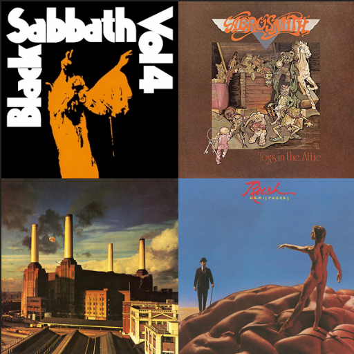 musicalvagabond's tweet image. which of these albums do you like most? 🎶🎸🎹🎤🥁 #NowPlaying #BlackSabbath #Aerosmith #PinkFloyd #Rush
