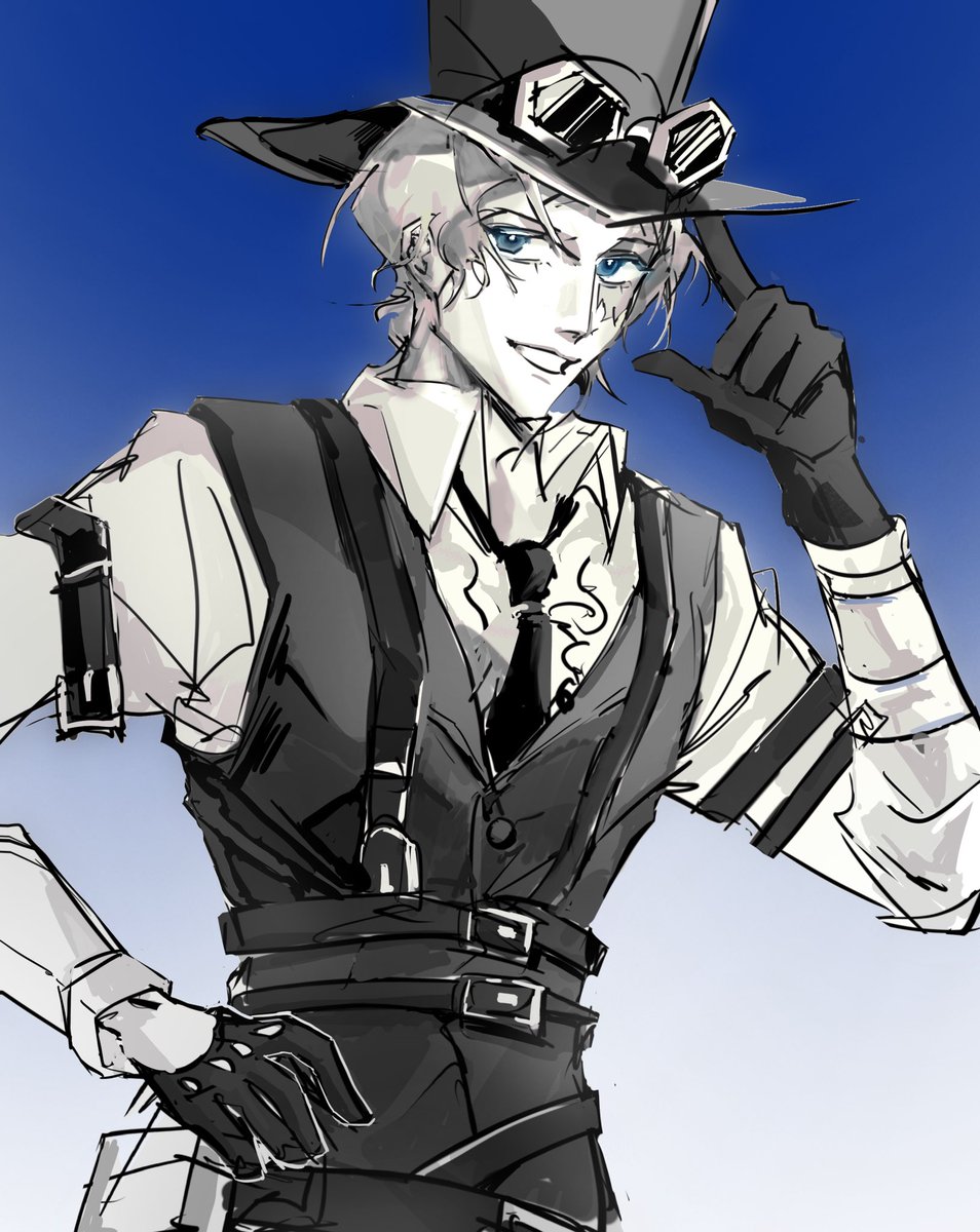 Mei_lovedessert's tweet photo. 喜欢皮带
#sabo #ONEPIECE〜 #onepiece #萨博 https://t.co/HhIoNdnQV5
