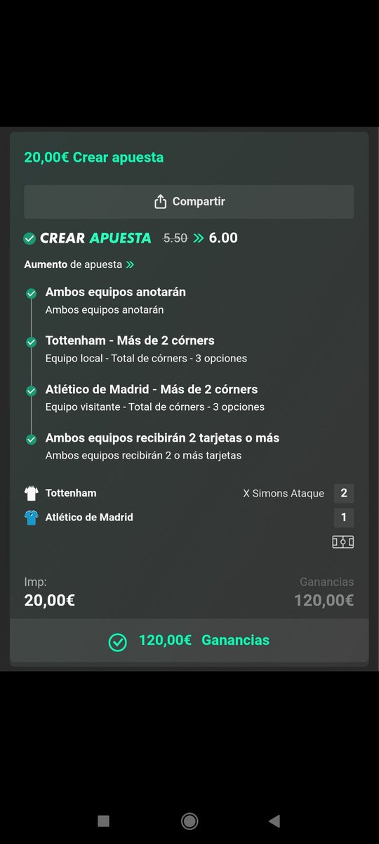El_Chapo_Ramo's tweet photo. Cuota 2.10 ✅
Cuota 3 ✅✅
Cuota 6 ✅✅✅
Cuota 8 ✅✅✅✅
La gente que entra a mi canal gratuito
de Telegram están acostumbrados a 
ganar dinero fácilmente! 👇🏽👇🏽🤑🤑
https://t.co/SZ1fpLTp93 https://t.co/GPGLK3H5dH