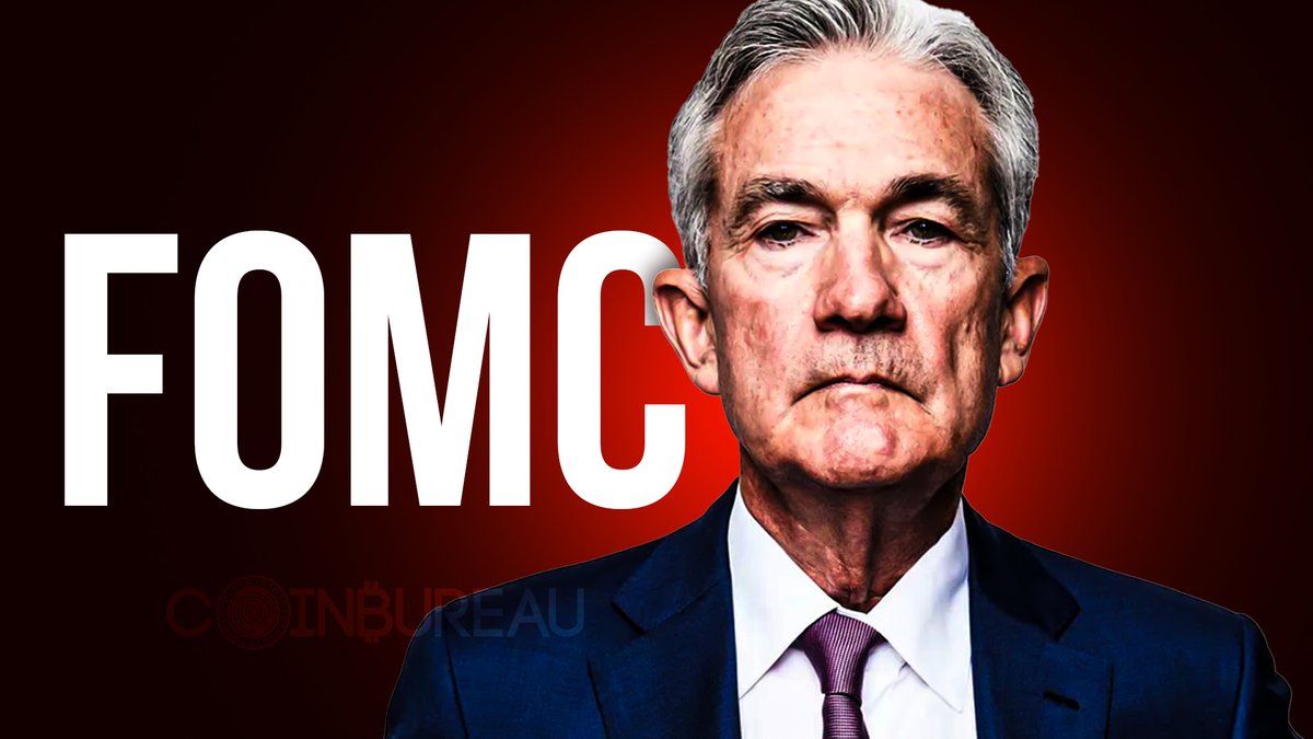 coinbureau's tweet photo. 🚨TODAY: JEROME POWELL’S FINAL FOMC

Jerome Powell speaks at 2:30 PM ET in what is widely expected to be his last press conference as Fed Chair, ending an 8-year run through one of the most volatile macro cycles in modern history.

No rate cut is expected, but his remarks today could move markets sharply.