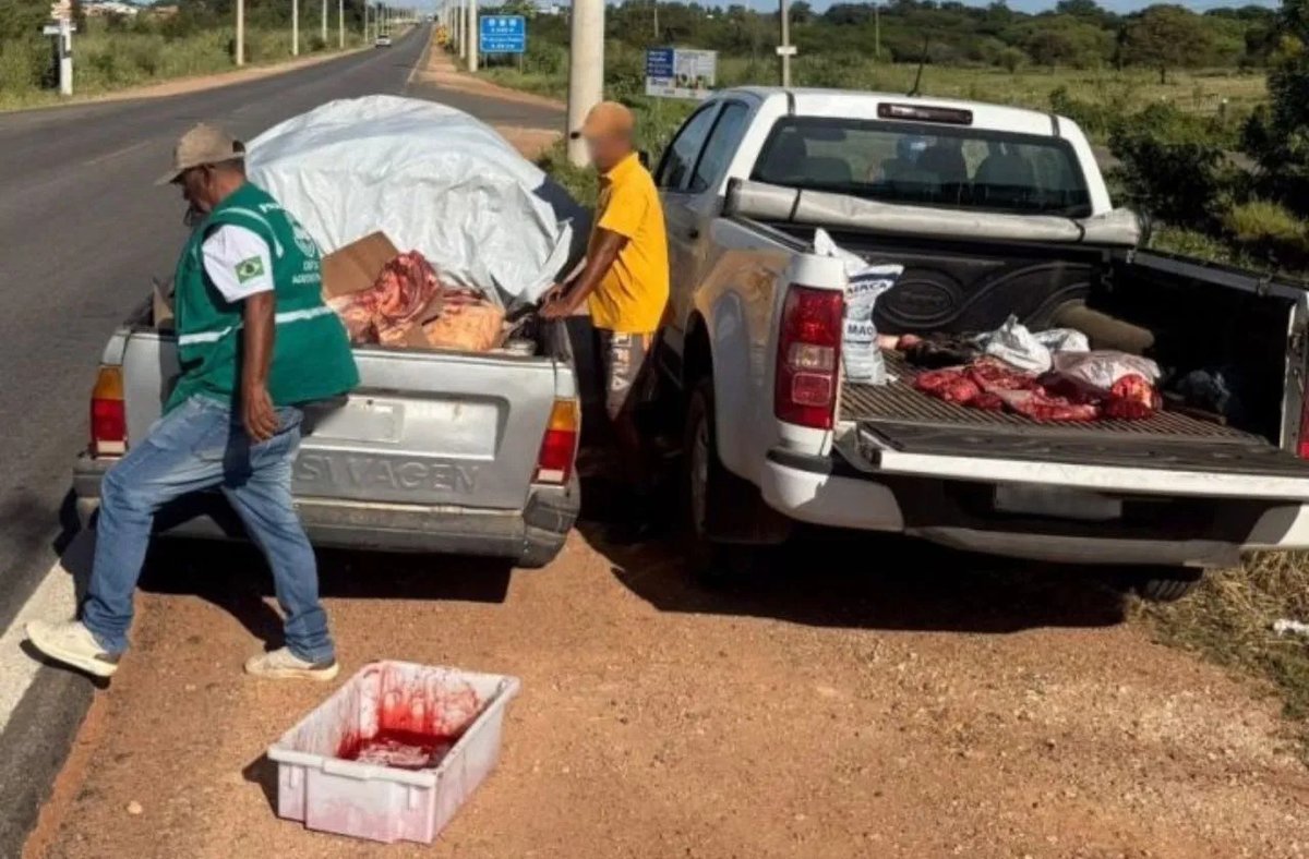 AgenciaSertao_'s tweet image. Adab apreendeu mais de uma tonelada de carne irregular em Candiba e Palmas de Monte Alto dlvr.it/TSHSZG #Destaques #RegiãodeGuanambi #Rural #Saúde