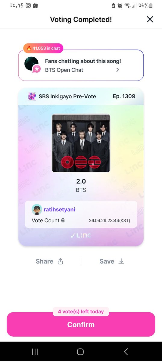Nayya_Alf's tweet photo. Kok jd pesimis yaa 2 hari lg masih bisa menang gak yaa
#voteLiNK
#BTS
#BTS_ARİRANG 
#BTSARMY https://t.co/2llcno3kB6