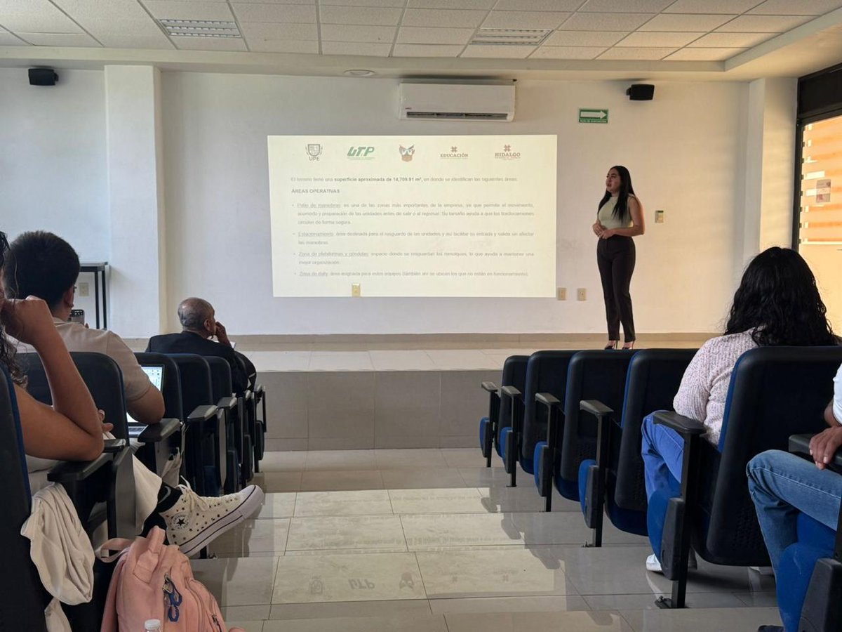 up_energia's tweet photo. 🎓 Estudiantes de Ingeniería en Logística y Transporte de la UPE presentaron sus proyectos desarrollados en el #ModeloDual, integrando conocimientos académicos y experiencia profesional.
👏 ¡Felicidades por este logro! https://t.co/wDAzE01E4w