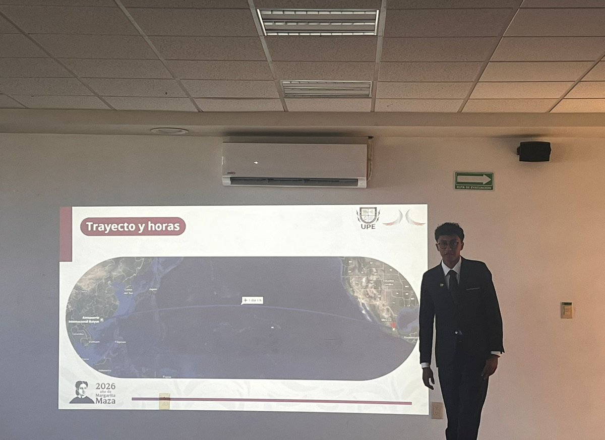 up_energia's tweet photo. 🎓 Estudiantes de Ingeniería en Logística y Transporte de la UPE presentaron sus proyectos desarrollados en el #ModeloDual, integrando conocimientos académicos y experiencia profesional.
👏 ¡Felicidades por este logro! https://t.co/wDAzE01E4w