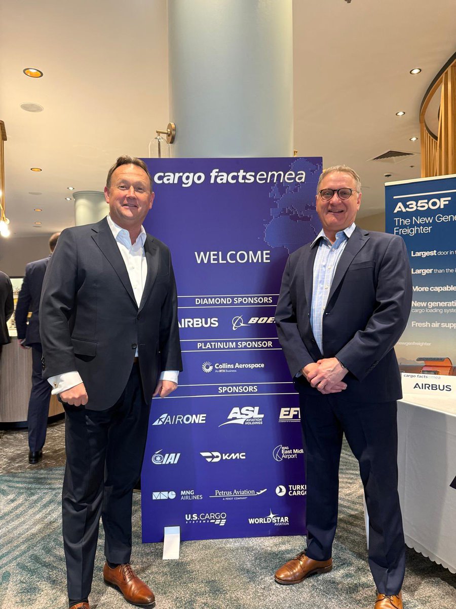 VisionSafeCorp's tweet photo. James Zanino &amp; Patrick Schutterop are at Cargo Facts EMEA this week.

A great opportunity to connect with others across the air cargo industry and discuss aviation safety.

If you’re here, come say hi. We’d love to connect.

#AirCargo #Aviation #CargoFactsEMEA https://t.co/DgCQUonMJm