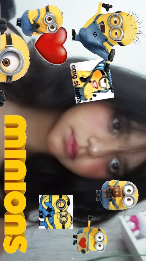 Ik3cla's tweet image. Gente, eu que editei #minions #hapiness #banana #papoi #bello #joy #amarelo